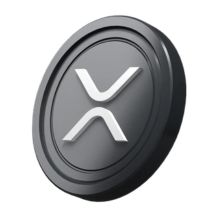Graphic element featuring XRP Ripple coin on a crypto starter guide